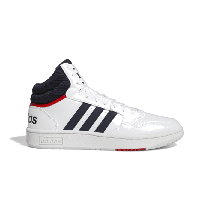 adidas Hoops 3.0 White Navy Red GY5543
