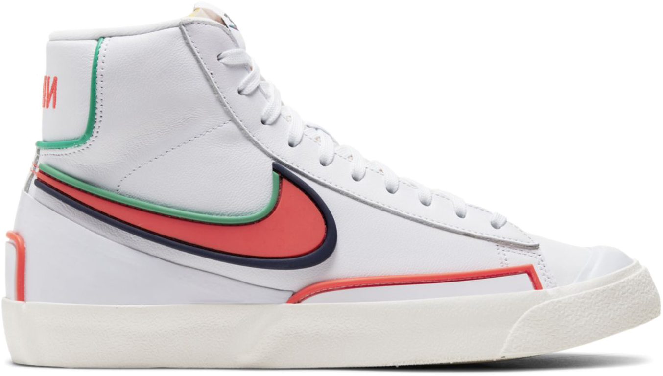 Nike Blazer Mid 77 Infinite White Crimson (W) DC1746-103 | Wit
