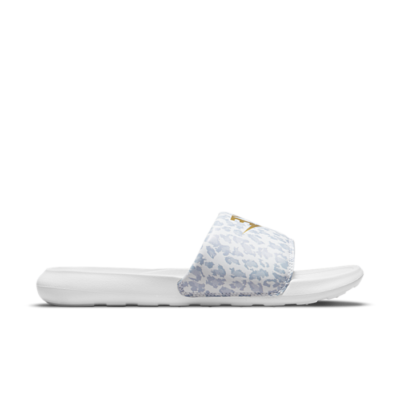 Nike Victori One Slipper met print voor dames – Wit CN9676-103