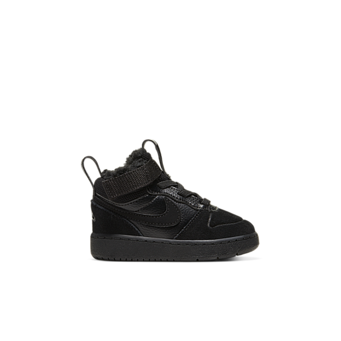 Nike Court Borough Mid 2 Boots voor baby’s/peuters – Zwart CQ4027-001