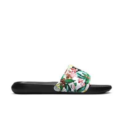 Nike Victori One Slipper met print voor dames – Zwart CN9676-004