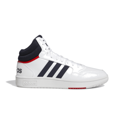 adidas Hoops 3.0 White Navy Red GY5543