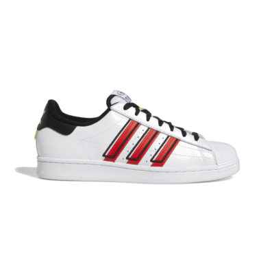adidas Superstar Cloud White Outlined Red Stripes GX6026