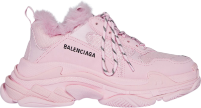 Balenciaga Triple S Fake Fur Pink (W) 668562W3CQ55000