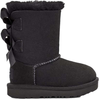 UGG Bailey Bow II Boot Black (Toddler) 1017394T-BLK