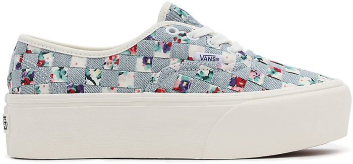 Vans Woven Authentic Stackform Light Blue Floral Multi (Women’s) VN0A5KXXAZA