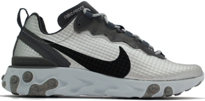 Nike React Element 55 Grey Black Quilted C13835-001