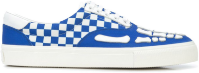 Amiri Amiri Checkered Skel-Toe Sneaker Blue White F0F22144CLBWH