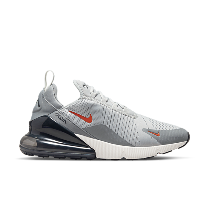 Nike Air Max 270 Grey Fog Team Orange Sail Dr8616 001