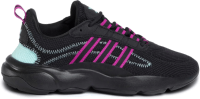 adidas Haiwee Black Vivid Pink Clear Aqua (Women’s) EF4457