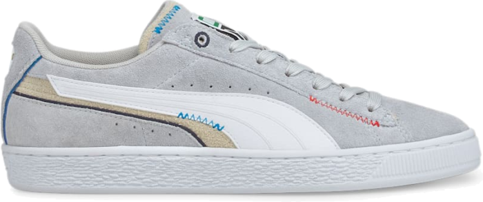 Womens puma best sale grey suede