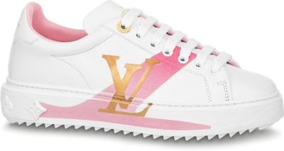 Louis Vuitton Time Out Leather Gold Pink White (W) 1A95BI