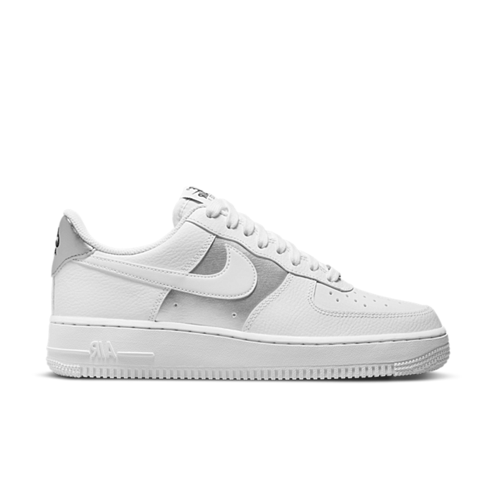 air force 1 07 white metallic silver