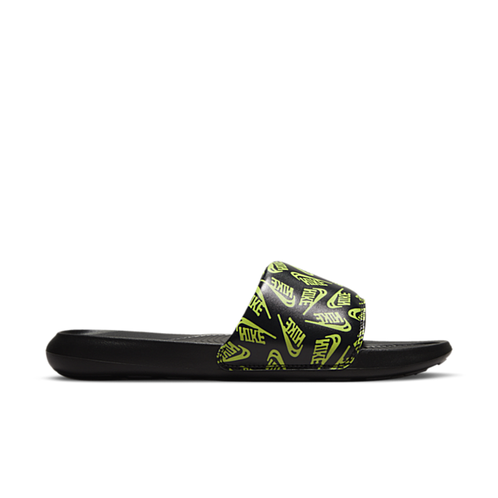 Nike Victori One Slipper met print voor heren – Zwart CN9678-010