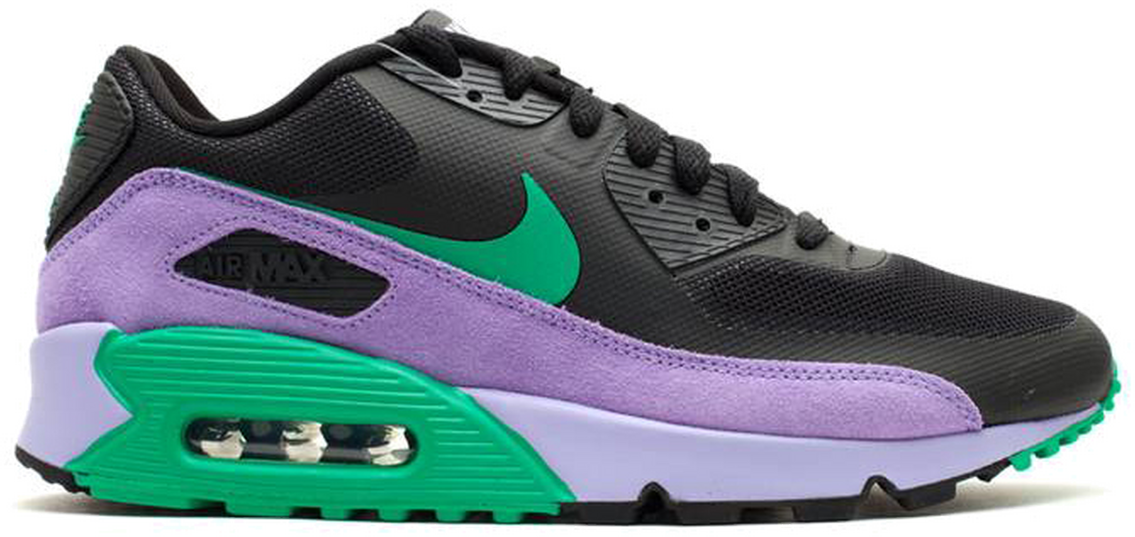 purple and green nike air max
