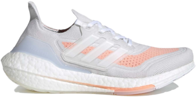 adidas Ultra Boost 21 White Glow Pink (W) FY0396