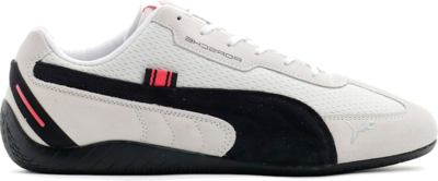 Men’s PUMA Porsche Legacy SpeedCat Driving Shoe Sneakers, White/Black/Paradise Pink 306968_02
