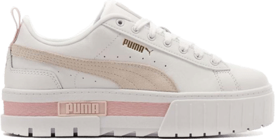 Puma Mayze Leather White Marshmallow (Women’s) 381983-08
