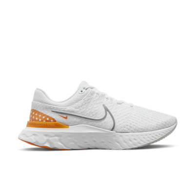 Nike React Infinity Run Flyknit 3 White Grey Kumquat DH5392-100