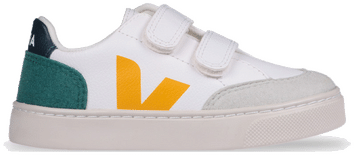 VEJA Kids Sneakers met klittenband – Wit Wit XV0502906C