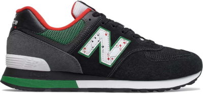 New Balance 574 Playing Card Black Green Red ML574WH2