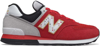 New Balance 574 Playing Card Red Grey ML574WI2