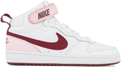 Nike Court Borough Mid 2 White Pink Foam (GS) CD7782-104