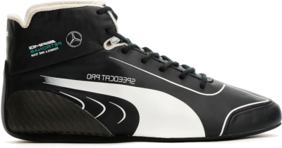 PUMA Mercedes F1 SpeedCat Pro B Replica Men’s Driving Shoe Sneakers, Black/White 307150_01