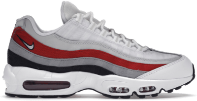 Nike Air Max 95 White Varsity Red Particle Gray DQ3430-001