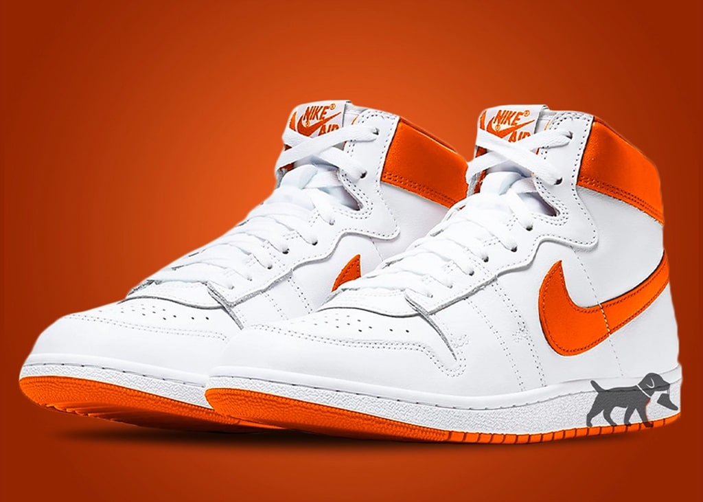 Aan het eind van dit jaar dropt Nike een oranje met witte Air Ship sneaker
