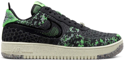 Nike Air Force 1 Low Crater Flyknit Black Volt DM0590-002