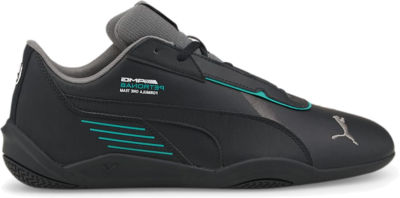 Women’s PUMA Mercedes F1 R-Cat Machina Motorsport Shoe Sneakers, Black/Smoked Pearl/Spectra Green 306846_04