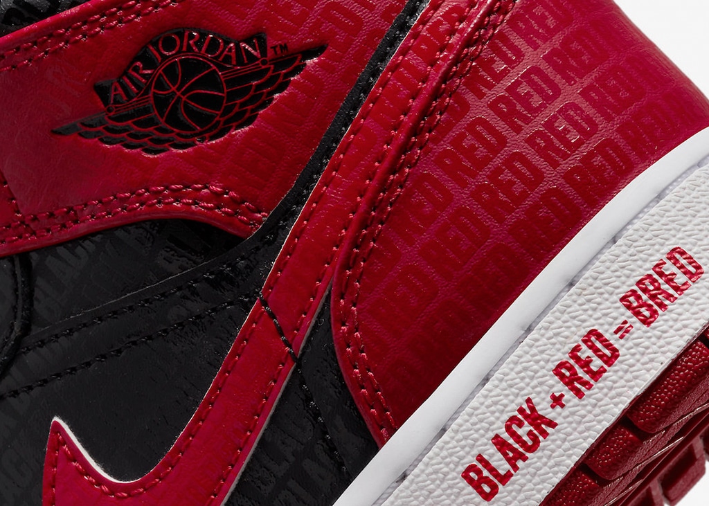 Nike deelt officiële foto’s van de Air Jordan 1 Mid “BRED” release op 11 mei