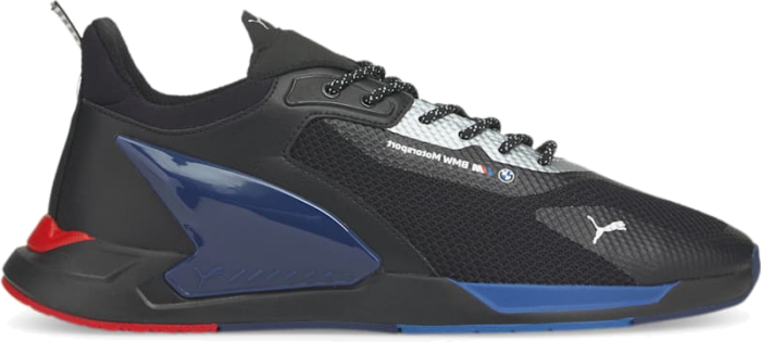 Women’s PUMA BMW M Motorsport Zenonspeed Motorsport Shoe Sneakers, Black/Strong Blue/Fiery Red 307041_03