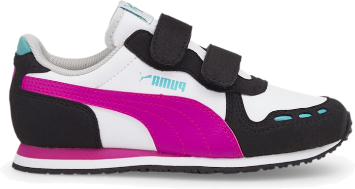 PUMA Cabana Racer Sl 20 V Kids’ s, White/Deep Orchid White,Deep Orchid 383730_03