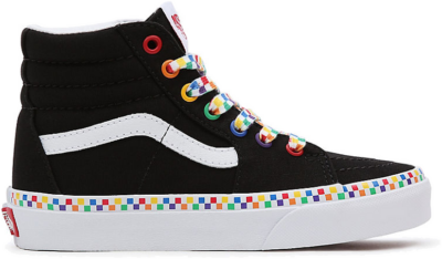 VANS Rainbow Checkerboard Sk8-hi Kinderschoenen  VN000D5FAC5