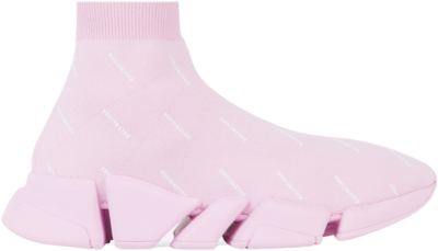 Balenciaga Speed 2.0 Recycled Knit AllOver Pink (W) 617196W2DBO5601