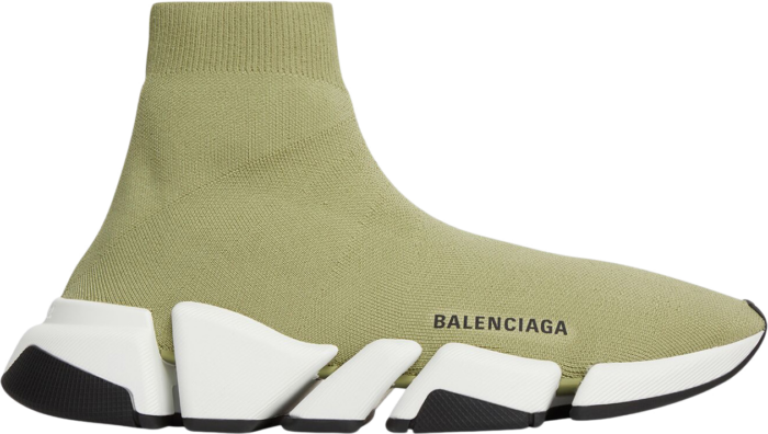 Balenciaga Speed 2.0 Recycled Knit Green 617239W2DB23491