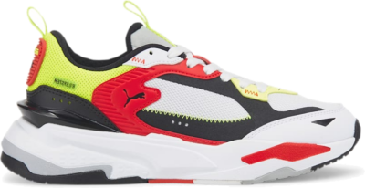 PUMA Rs-Fast Limiter Youth s, White/High Risk Red/Black 384769_02
