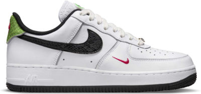 Nike Air Force 1 Low ’07 Just Do It Snakeskin White Black (W) DV1492-101