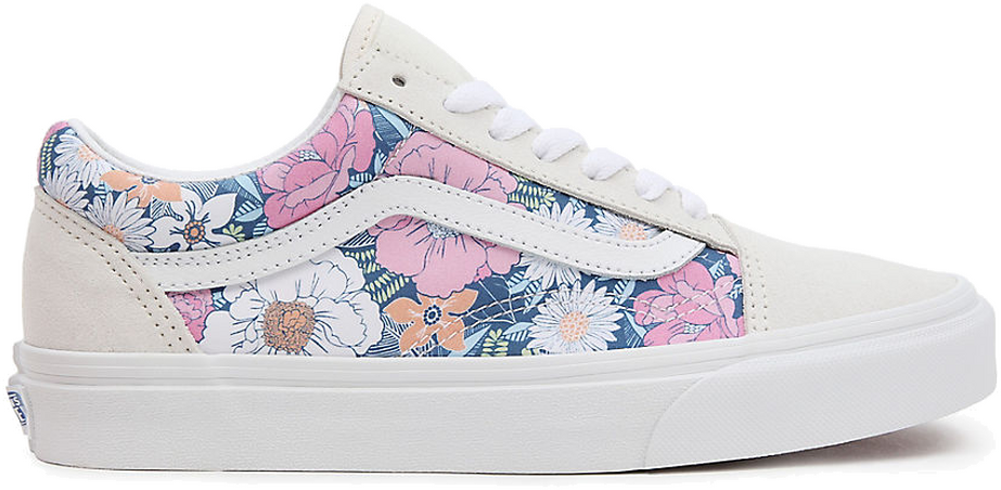 vans pink floral