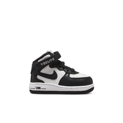 Nike Air Force 1 Mid x Stu?ssy ‘Black and Light Bone’ DN4160-002