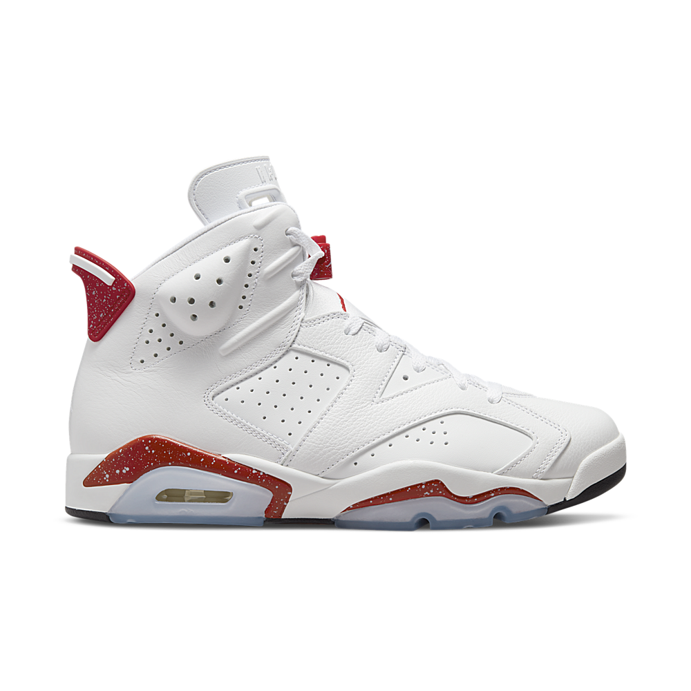 Jordan Air Jordan 6 'White and University Red' White and University Red ...