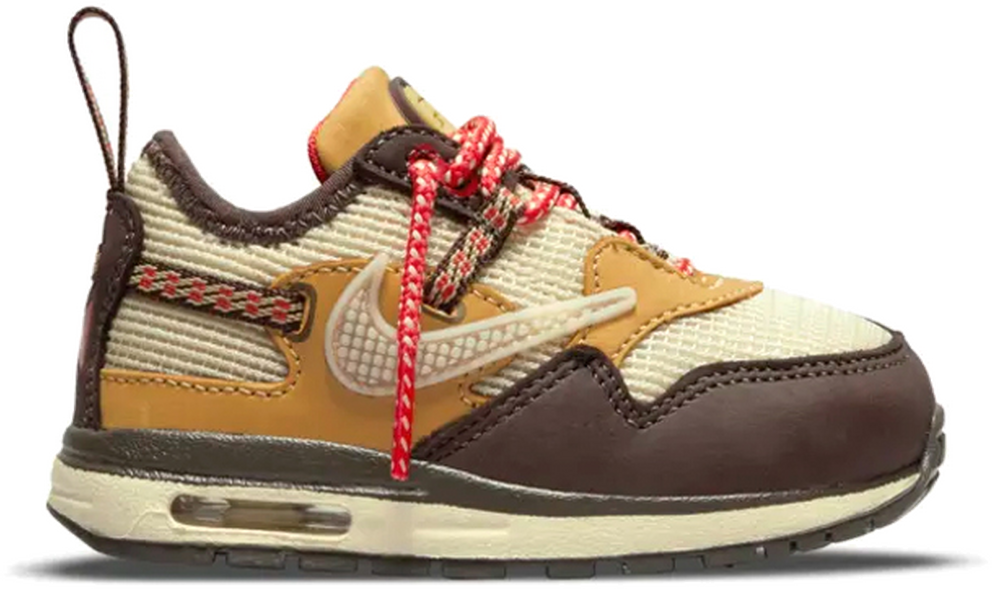 Best Price Travis Scott x Nike Air Max 1 âCactus Jackâ Baroque Brown DO9392-701