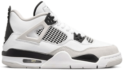 Nike Air Jordan 4 Retro Military Black (GS)  408452-111