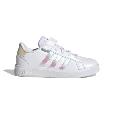 adidas Grand Court Lifestyle Court Elastic Lace and Top Strap Cloud White GY2327