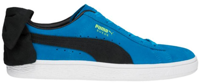 PUMA Suede Bow Block Dames Sneakers 367453-01 blauw 367453-01