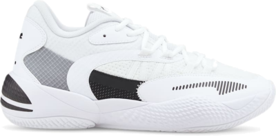 Women’s PUMA Court Rider 2.0 Basketball Shoe Sneakers, White/Black 376646_05