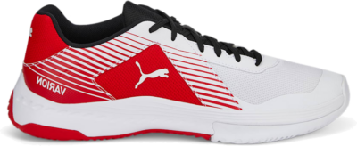 Women’s PUMA Varion Indoor Sports Shoe Sneakers, White/Black/High Risk Red 106472_07