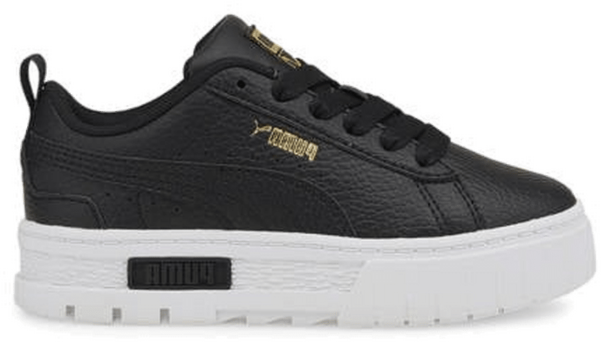 Puma cali best sale black and gold